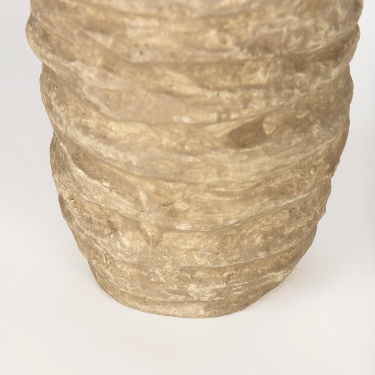 Kamli Beige Small Paper Mache Vase