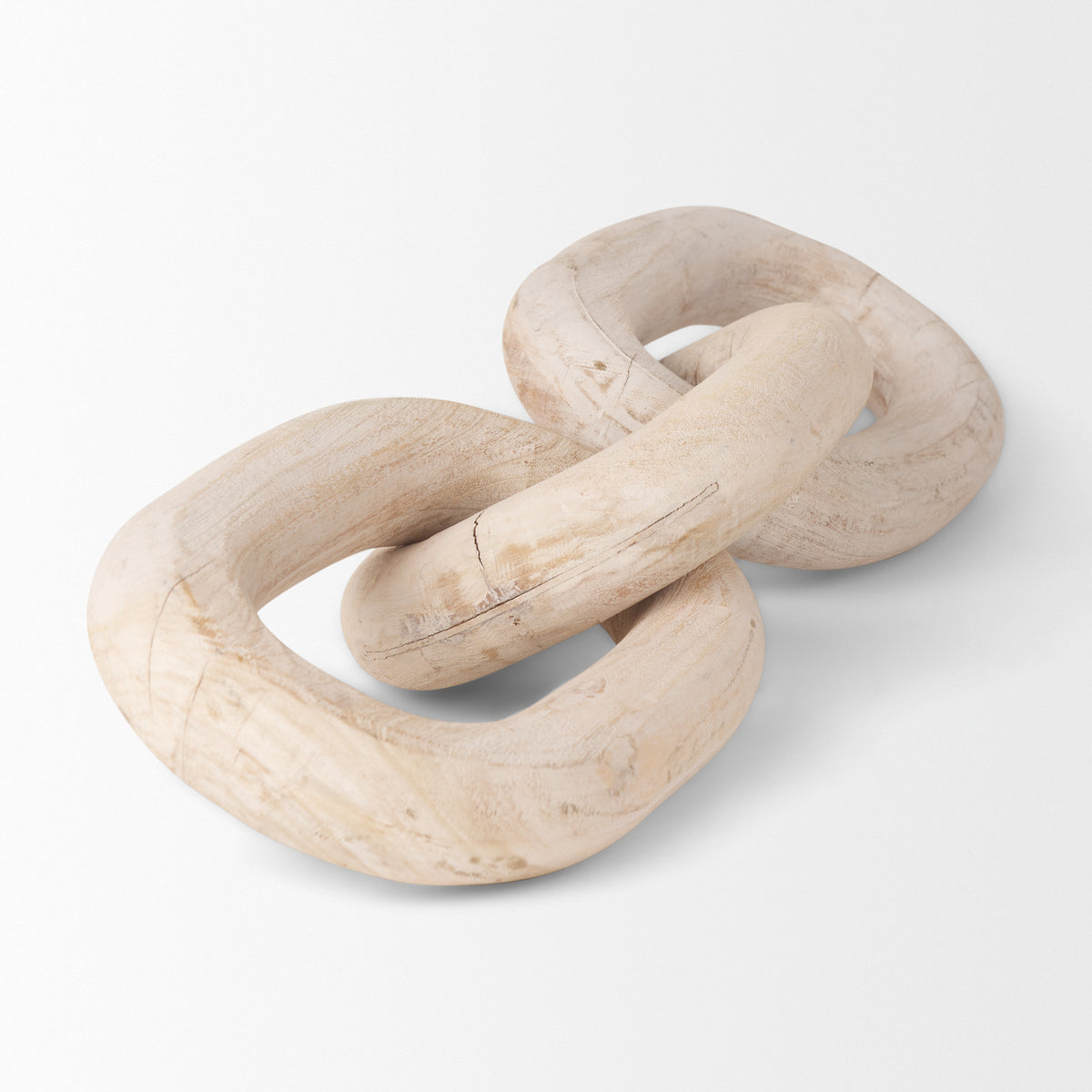 Tayla Blonde Large Wood Chain Link