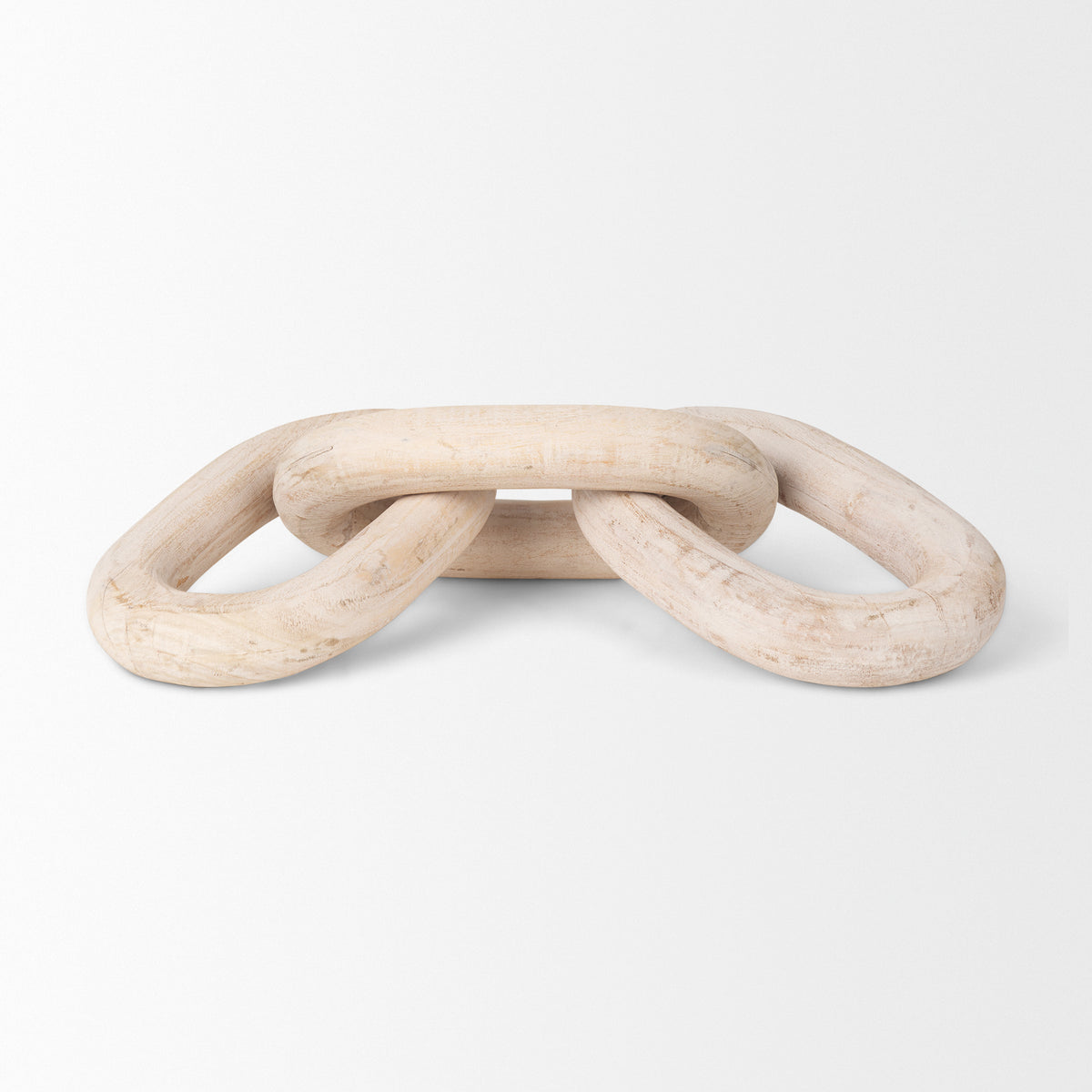 Tayla Blonde Large Wood Chain Link
