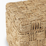 Hanalei Brown Seagrass Boxes with Lids (Set of 2)