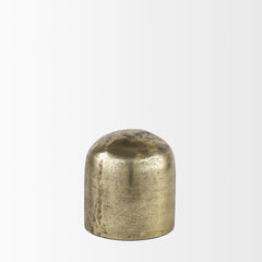 Quonset Brass Short Aluminum Metal Ornament