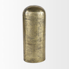 Quonset Brass Extra Tall Aluminum Metal Pillar Object