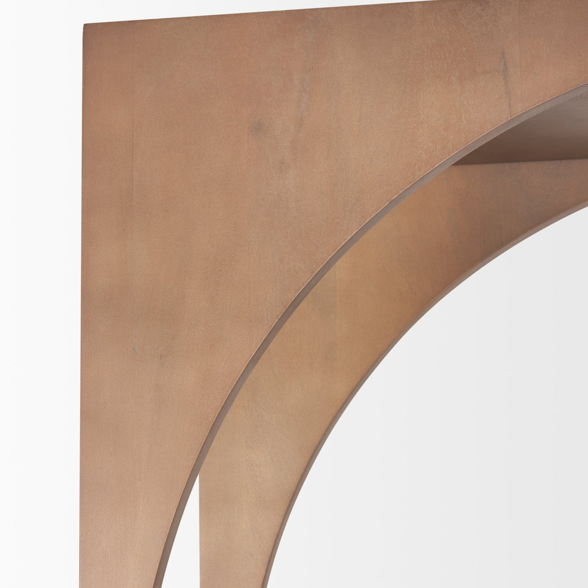 Bela Medium Brown Arched Shelving Unit Wood