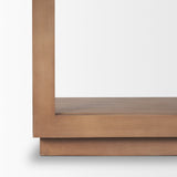 Bela Medium Brown Arched Shelving Unit Wood
