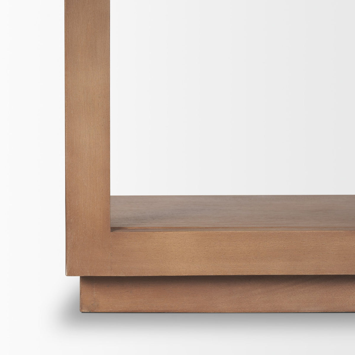 Bela Medium Brown Arched Shelving Unit Wood