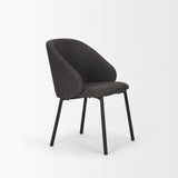 Shannon Gray Contoured Back Dining Side Chair (Set of 2)