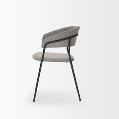Carolyn Gray Contoured Back Dining Side Chair (Set of 2)
