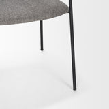 Carolyn Gray Contoured Back Dining Side Chair (Set of 2)