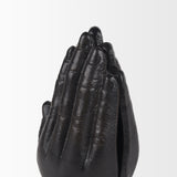 Praying Bronze Hands Cast Iron Book Ends