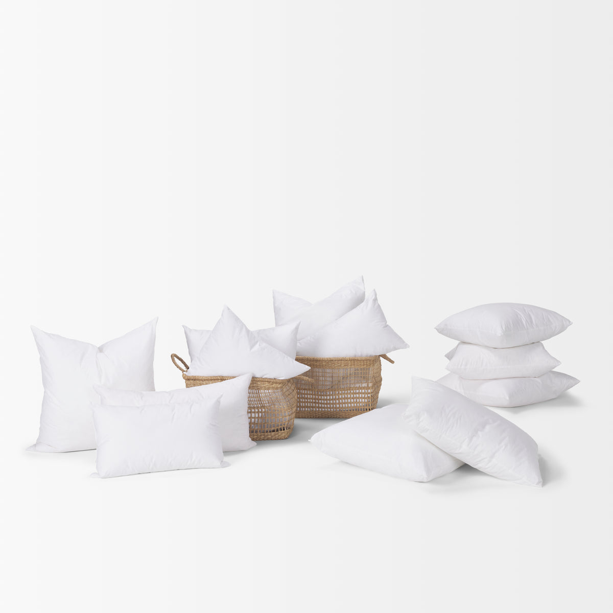Mercana White 16x28 Down Fill Pillow Insert