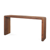 Estelle Brown Rustic Reclaimed Wood Console Table