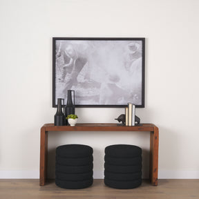 Estelle Brown Rustic Reclaimed Wood Console Table
