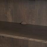 Heera Dark Brown Diamond Motif with Shelf Sideboard