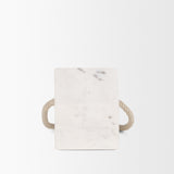 Raena White Marble House Door Stopper