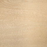 Sekou Light Brown Wooden Craftsman Bench