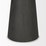 Maxwell White/Black 48" Round Pedestal Dining Table