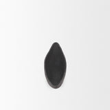 Piero Matte Black Large Metal Decorative Bowl