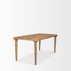 Suvan Light Brown 72"W Rectangular Dining Table
