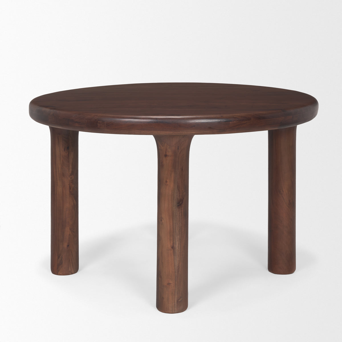 Soma Red/Brown 48" Round Dining Table