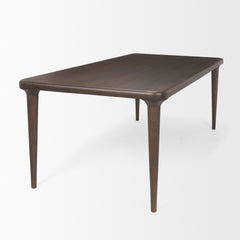 Suvan Mid-Dark Brown 72"W Rectangular Dining Table