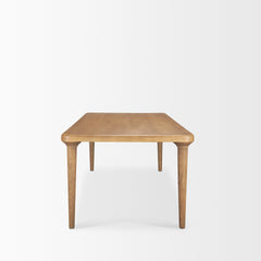 Suvan Light Brown 84"W Rectangular Dining Table
