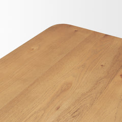 Suvan Light Brown 84"W Rectangular Dining Table