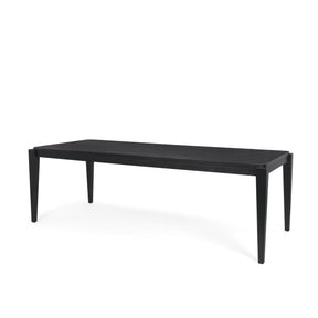 Teva Black Rectangular Dining Table