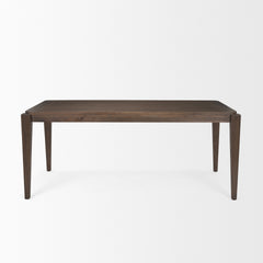 Teva Dark Brown Rectangular Dining Table