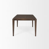 Teva Dark Brown Rectangular Dining Table