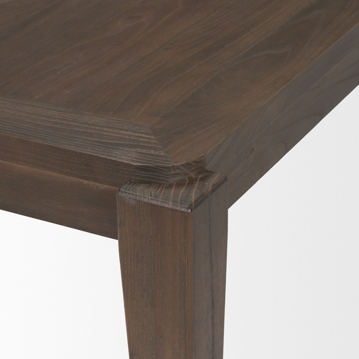 Teva Dark Brown Rectangular Dining Table