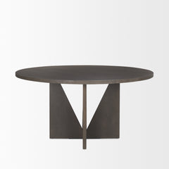 Tarro Espresso 60" Round Dining Table