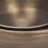 Tomiko Brass Decorative Cast Aluminum Round Bowls