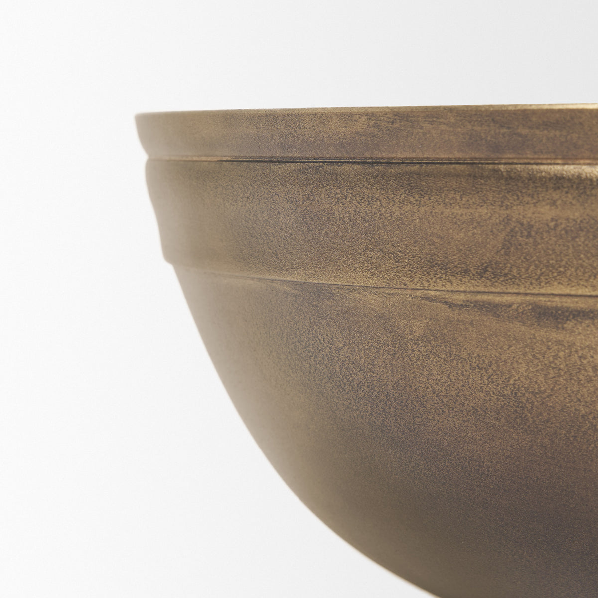 Tomiko Brass Decorative Cast Aluminum Round Bowls