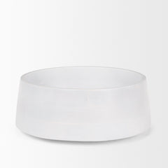 Kadara Whitewash Solid Wood Decorative Bowl