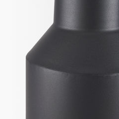Tosca Matte Black Tall Metal Vase