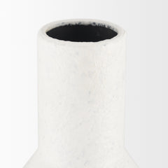 Townley White/Black Small Ombre Metal Vase
