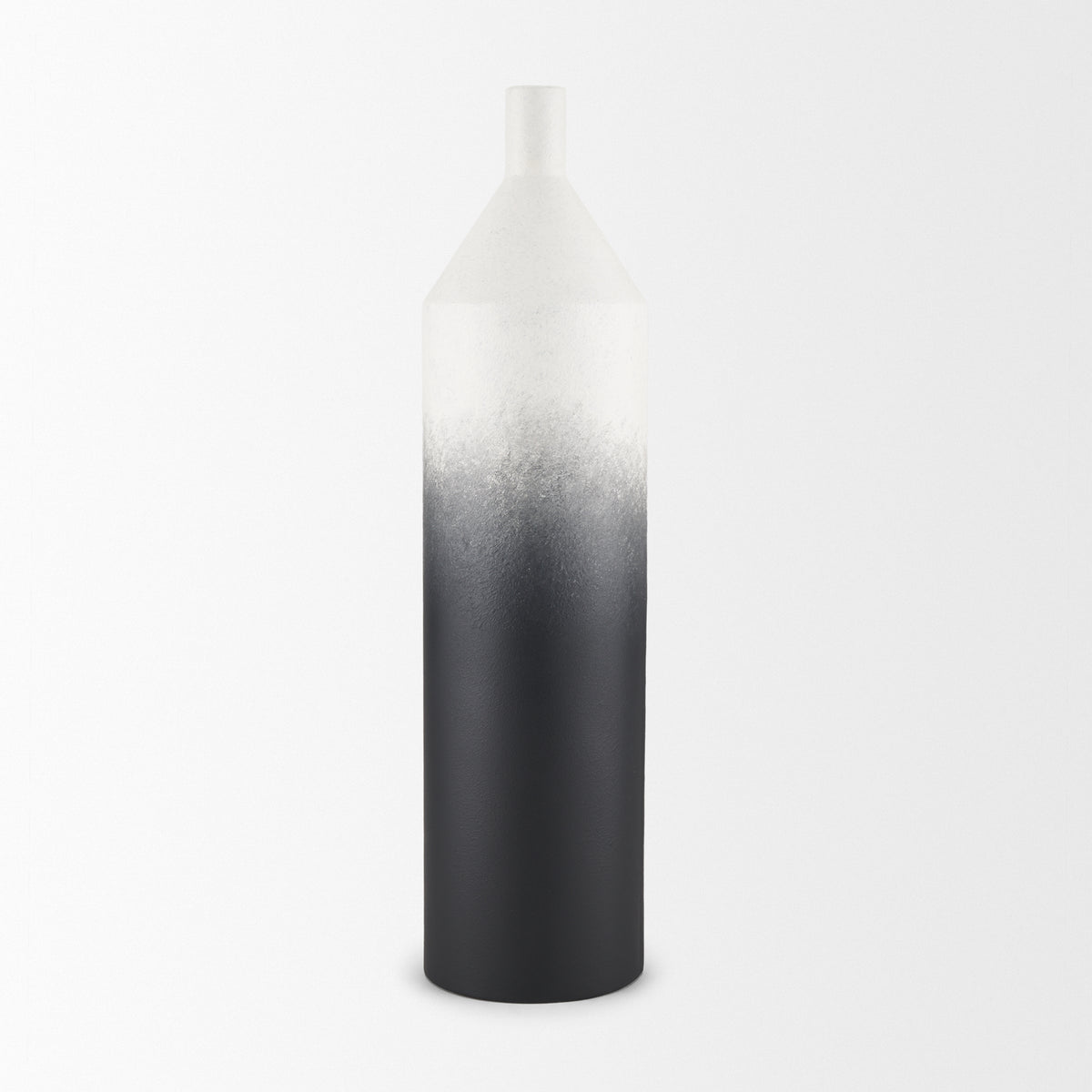 Townley Black Ombre Metal Vase
