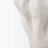 Vanna Cream Sculptural Glazed Ceramic Vase