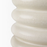 Twyla Cream Short Glazed Floor Vase