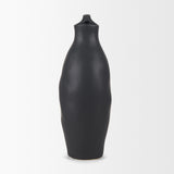 Valora Matte Black Ceramic Jug