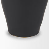 Valora Matte Black Ceramic Jug