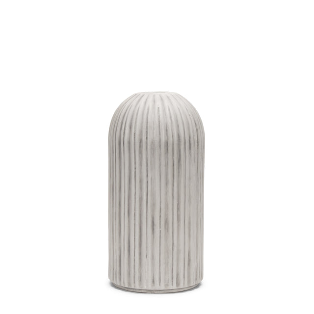 Ummi Off-White/Gray Small Ceramic Vase