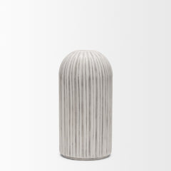Ummi Off-White/Gray Small Ceramic Vase