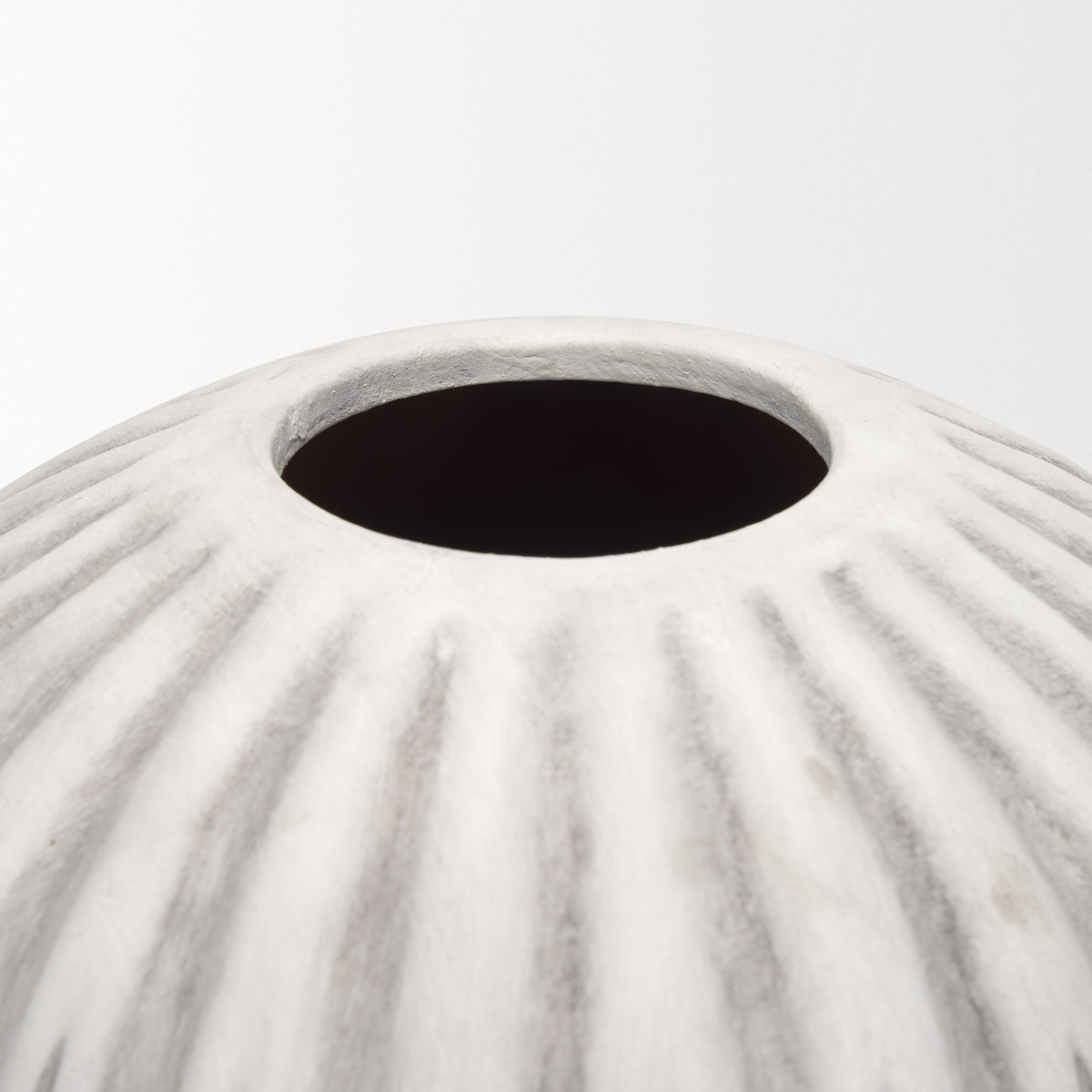Ummi Off-White/Gray Small Ceramic Vase