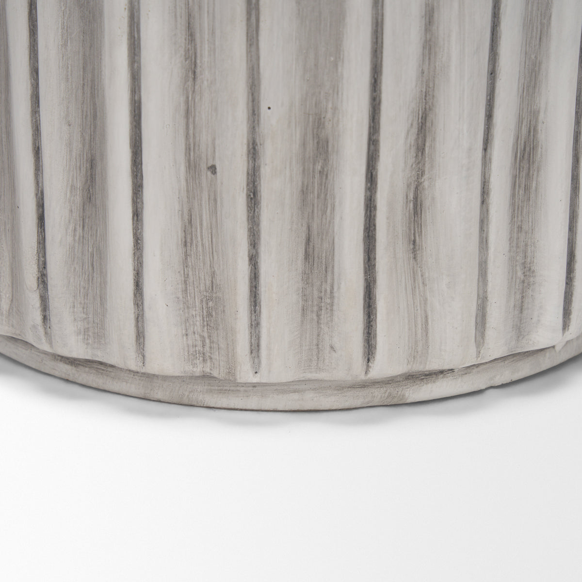 Ummi Off-White/Gray Small Ceramic Vase