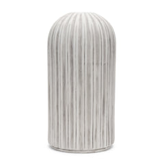 Ummi Off-White/Gray Tall Ceramic Vase