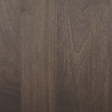 Wallen Dark Brown Solid Wood Curio Cabinet