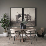 Tosca Medium Matte Black Metal Vase