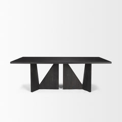 Tarro Black Rectangular Dining Table