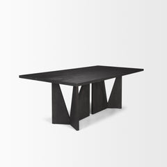 Tarro Black Rectangular Dining Table